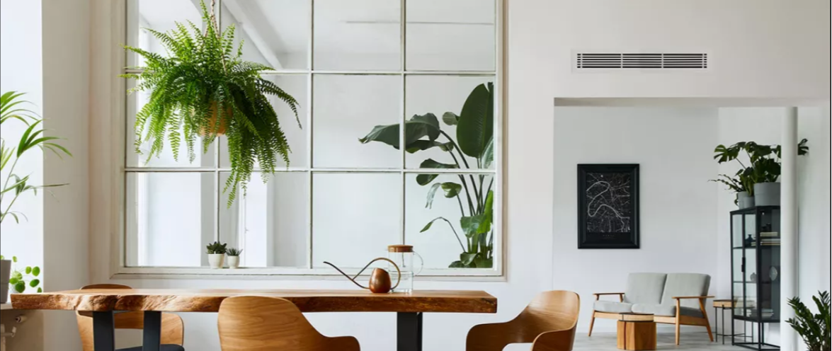 Climatisation réversible intégrée avec des grilles de diffusion à Ollioules près de Toulon dans le Var