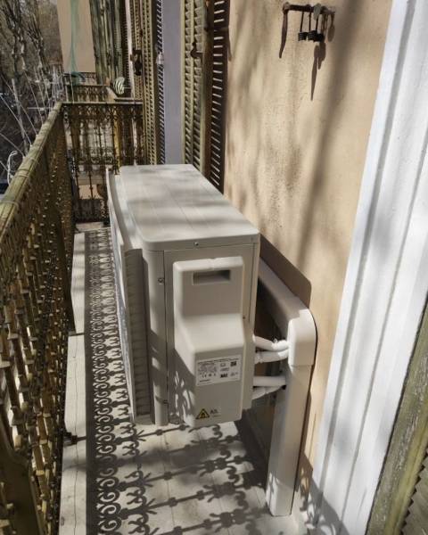 Climatisation sur balcon au Mourillon à Toulon