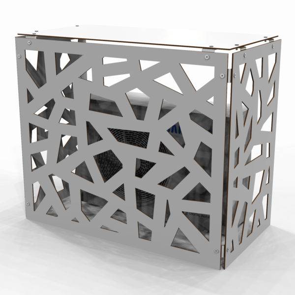 Cache clim aluminium gris à Ollioules