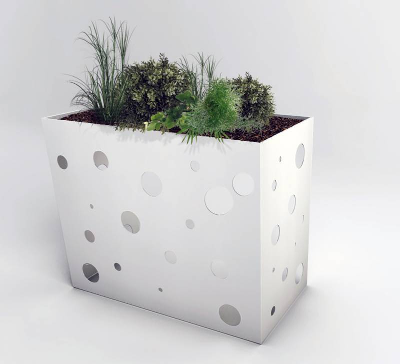 Cache climatisation sur mesure avec jardinière à Ollioules