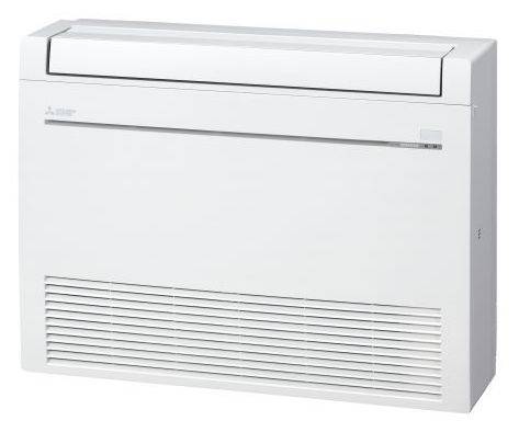 Climatisation réversible console Mitsubishi Electric MFZ-KT en exposition chez Clim Alizé près de Toulon