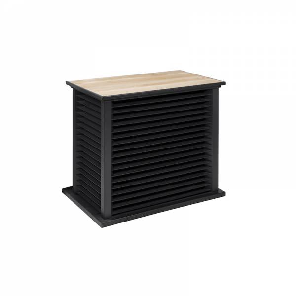 Cache clim alu et bois à poser au sol à Ollioules