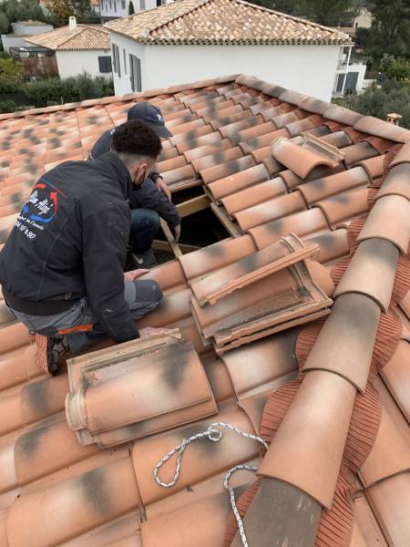 Détuilage pour installation de climatisation gainable