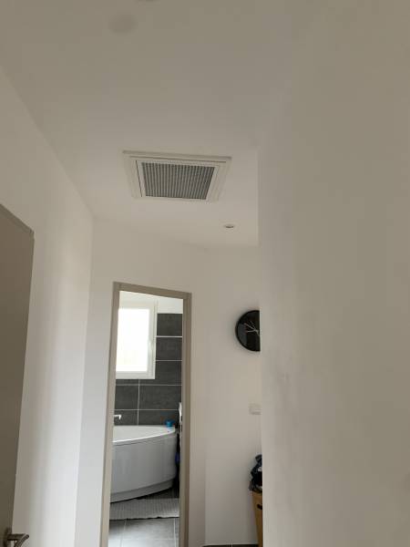 Grille d'aspiration porte-filtre pour gainable