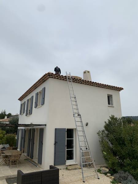 Installation climatisation gainable par le toit